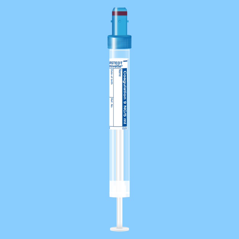 Устройство  вакуумное с поршнем для исследований проб крови S-Monovette® с цитратом натрия