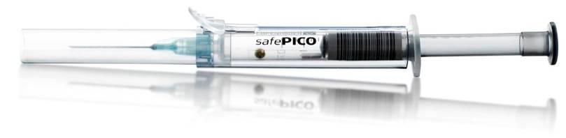 Самплеры safePICO, игла 22gx32mm, 1.5 мл, 100 шт, с защитным колпачком и устройством для безопасного удаления пузырьков воздуха TIPCAP